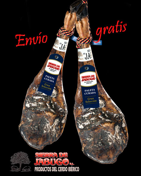Oferta de paletas curadas de Jabugo
